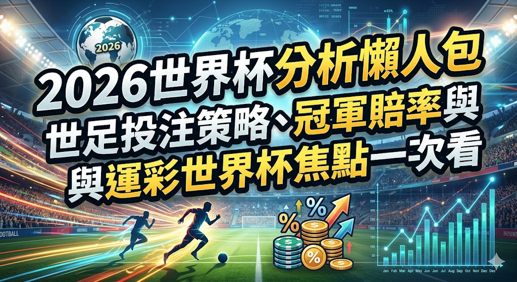 2026世界杯分析懶人包|世足投注策略、冠軍賠率與運彩世界杯焦點一次看